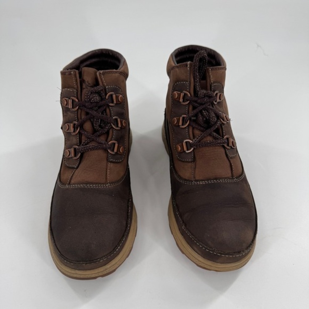 Chaco Pinecone Hiking Boots Womens Sz 6 Brown Leather Lace Up Outdoor Active‎ - Picture 4 of 9